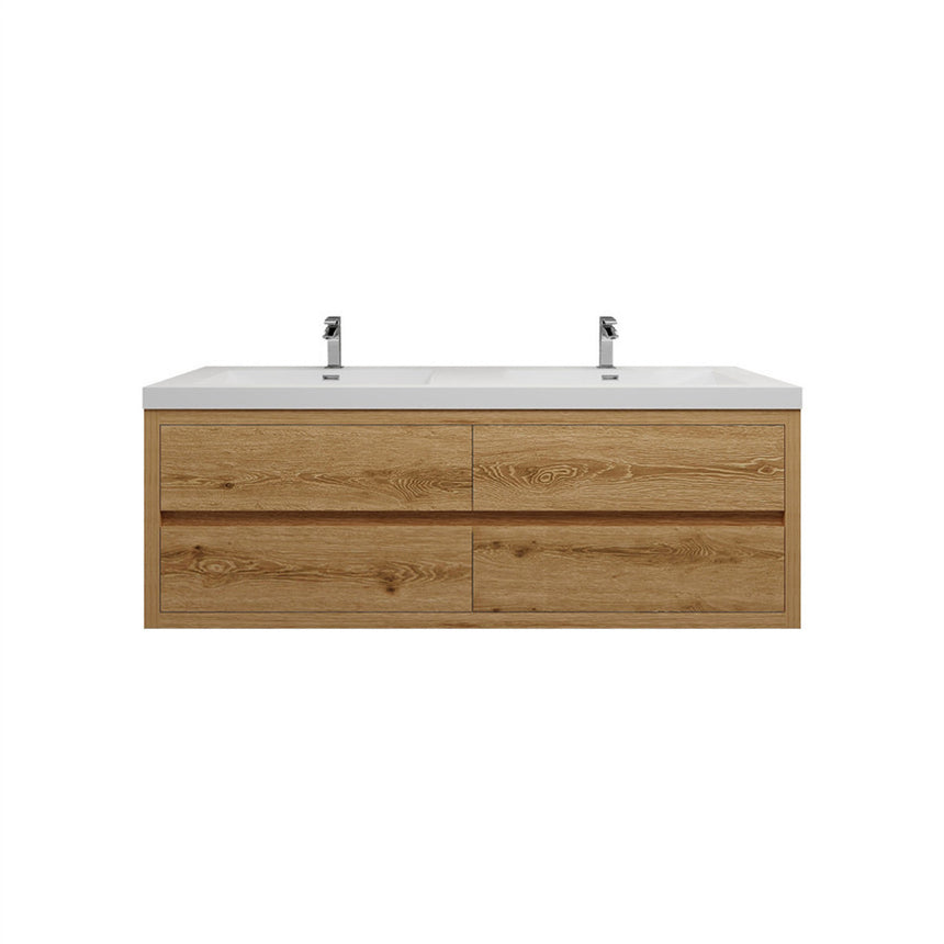 72 inch Andorra Floating Vanity American Yellowwood