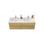 60D inch Andorra Floating Vanity Carousel White Oak