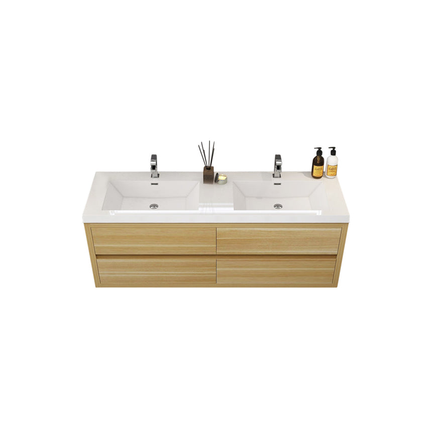 72 inch Andorra Floating Vanity American Yellowwood