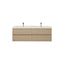 60D inch Andorra Floating Vanity Prairie Willow Oak