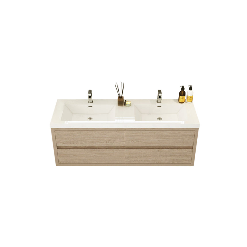 72 inch Andorra Floating Vanity American Yellowwood