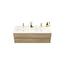 60D inch Andorra Floating Vanity White Oak