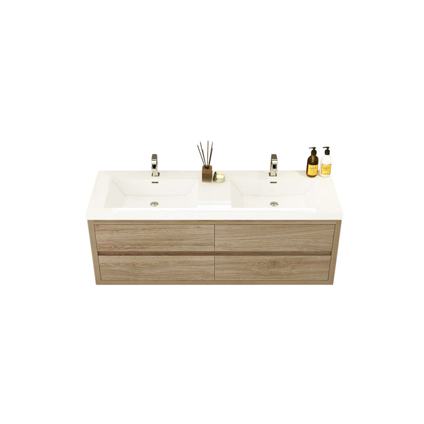 72 inch Andorra Floating Vanity American Yellowwood