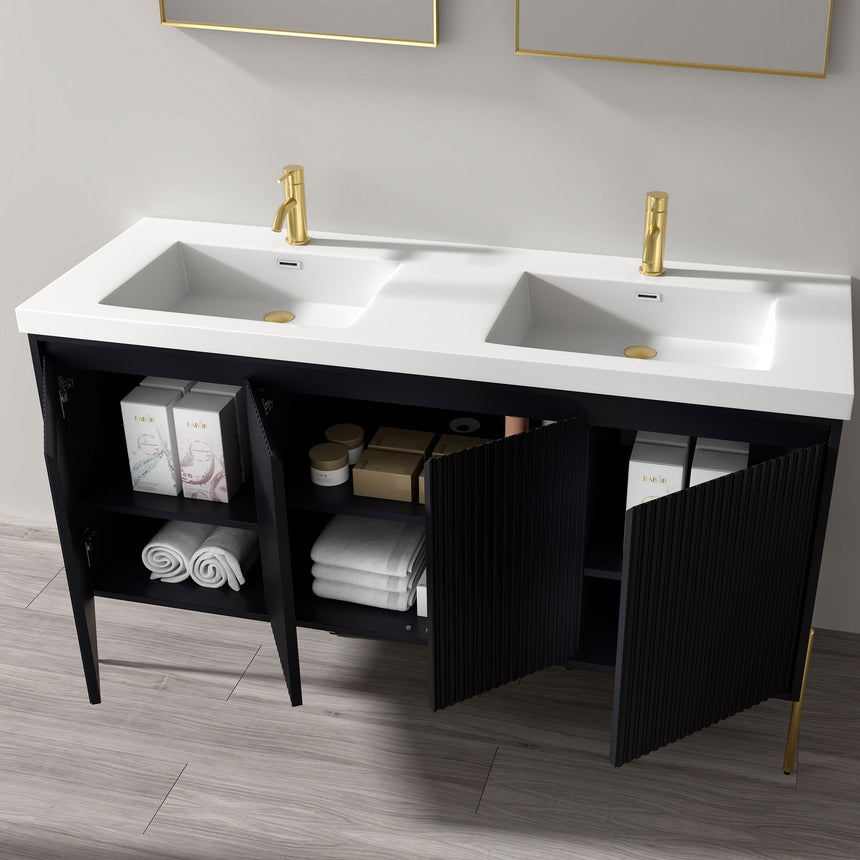 48D inch Bayford modern vanity Walnut