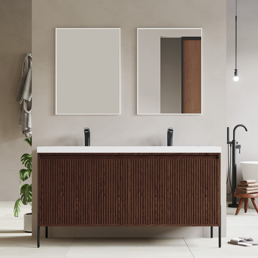 48D inch Bayford modern vanity Walnut