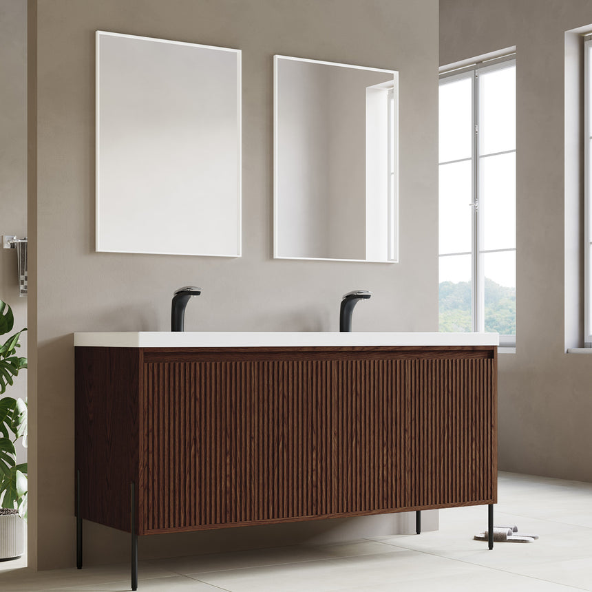 48D inch Bayford modern vanity Walnut