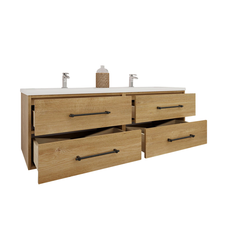 Belgian Floating Vanity (Latest Model) - 2nd Generation (24"-84")