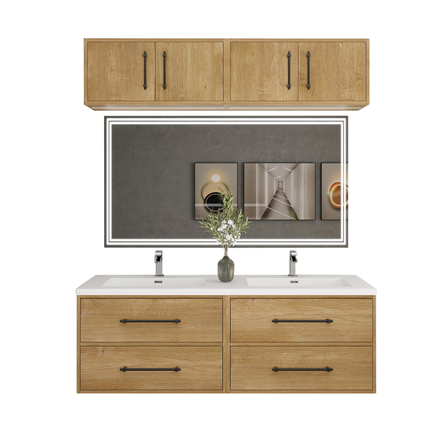 Belgian Floating Vanity (Latest Model) - 2nd Generation (24"-84")