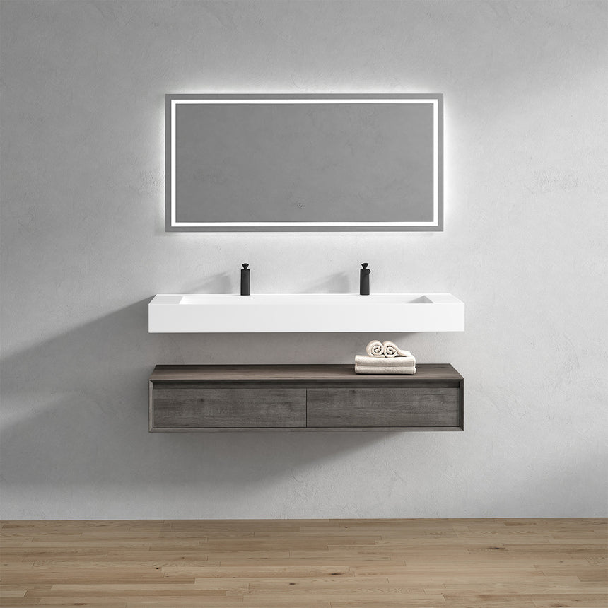 Vitolo Floating Vanity - 2nd Generation (24"-84")