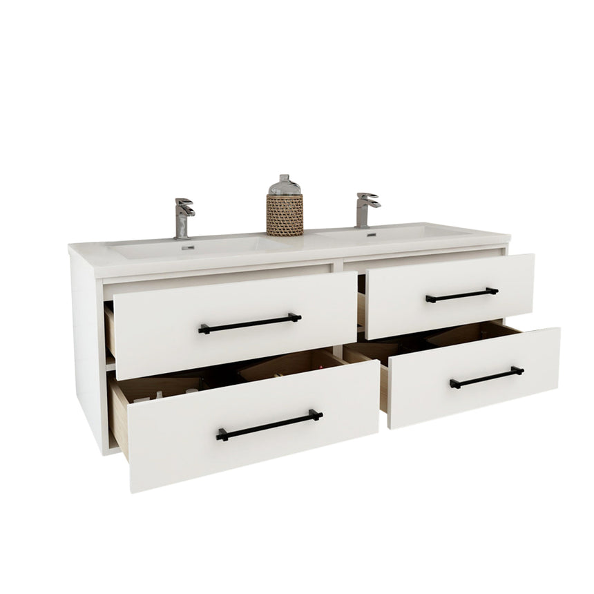 Belgian Floating Vanity (Latest Model) - 2nd Generation (24"-84")