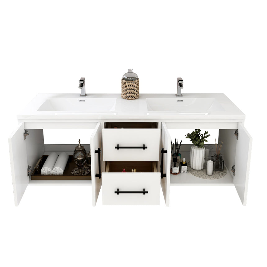 Belgian Floating Vanity (Latest Model) - 2nd Generation (24"-84")