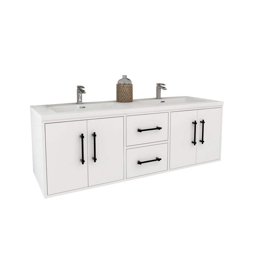 Belgian Floating Vanity (Latest Model) - 2nd Generation (24"-84")