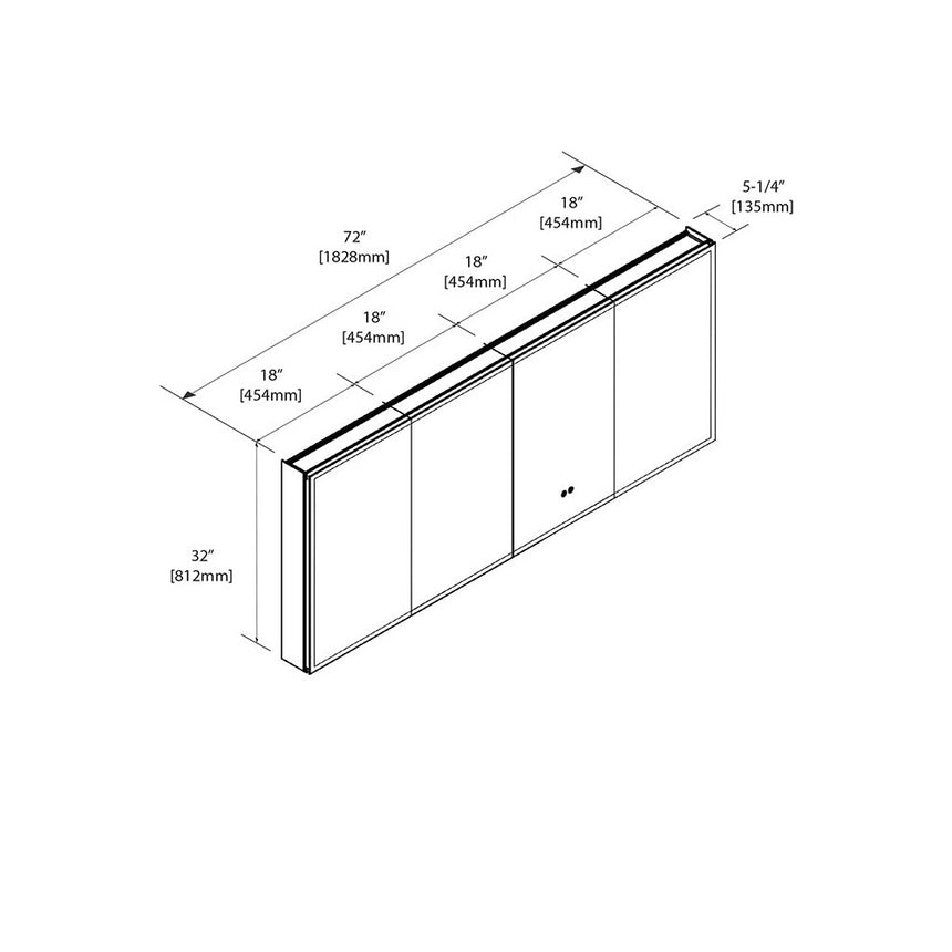 LumaEdge LED Medicine Cabinet