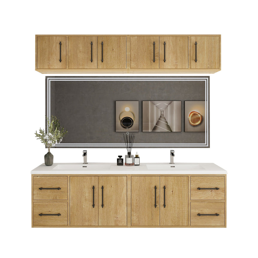 Belgian Floating Vanity (Latest Model) - 2nd Generation (24"-84")