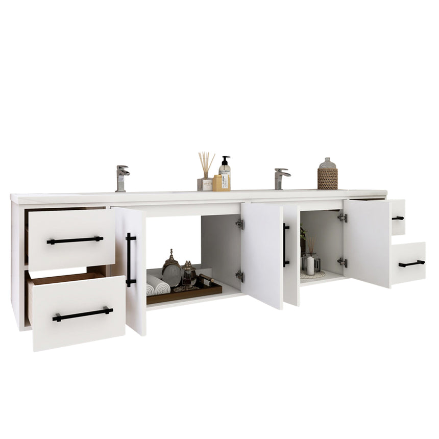 Belgian Floating Vanity (Latest Model) - 2nd Generation (24"-84")