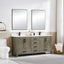 Ligne Forma Modern Vanity in Gray Oak finish