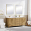 Ligne Forma Modern Vanity in Natural Oak finish