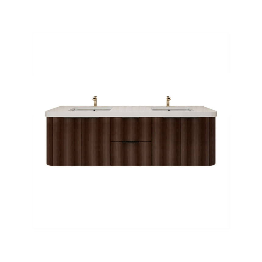 Livia Fluted Floating Vanity Cover