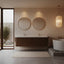 Modern Bathroom design with O&N Floating Vanity.