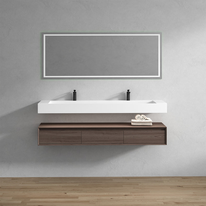 Vitolo Floating Vanity - 2nd Generation (24"-84")