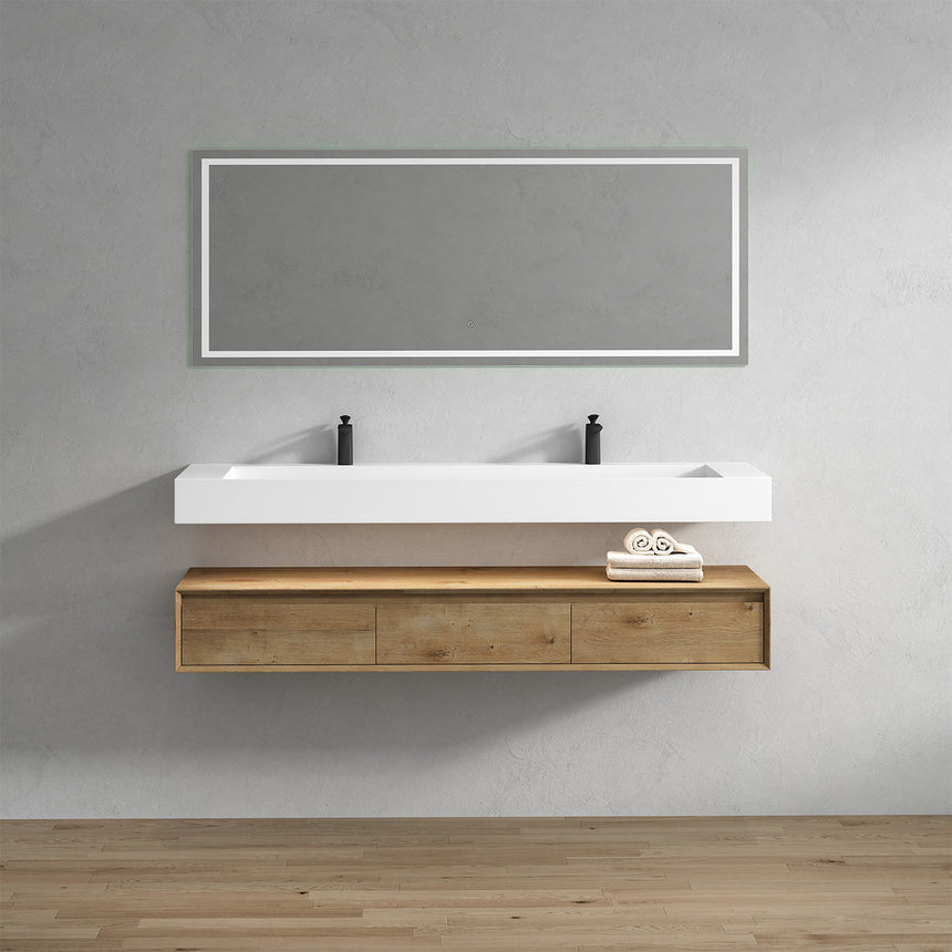 Vitolo Floating Vanity - 2nd Generation (24"-84")