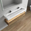 Vitolo Floating Vanity - 2nd Generation (24"-84")