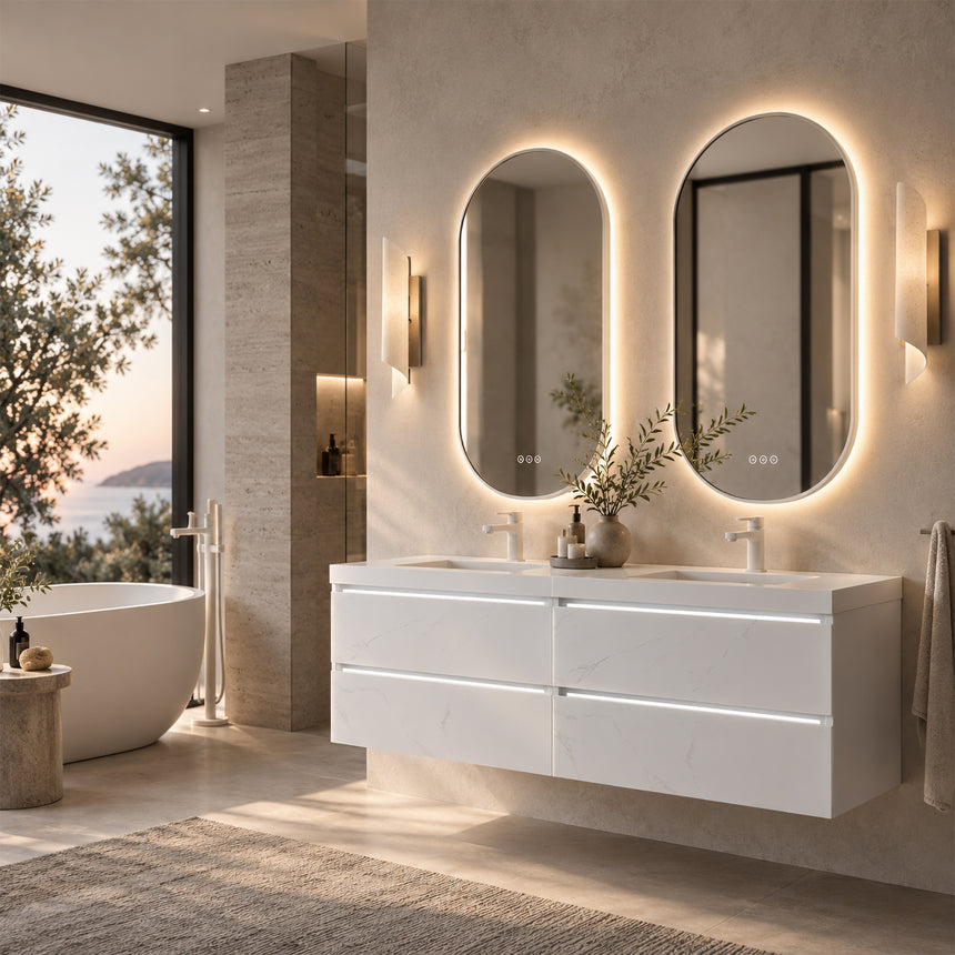 Celeste Arch LED Mirror