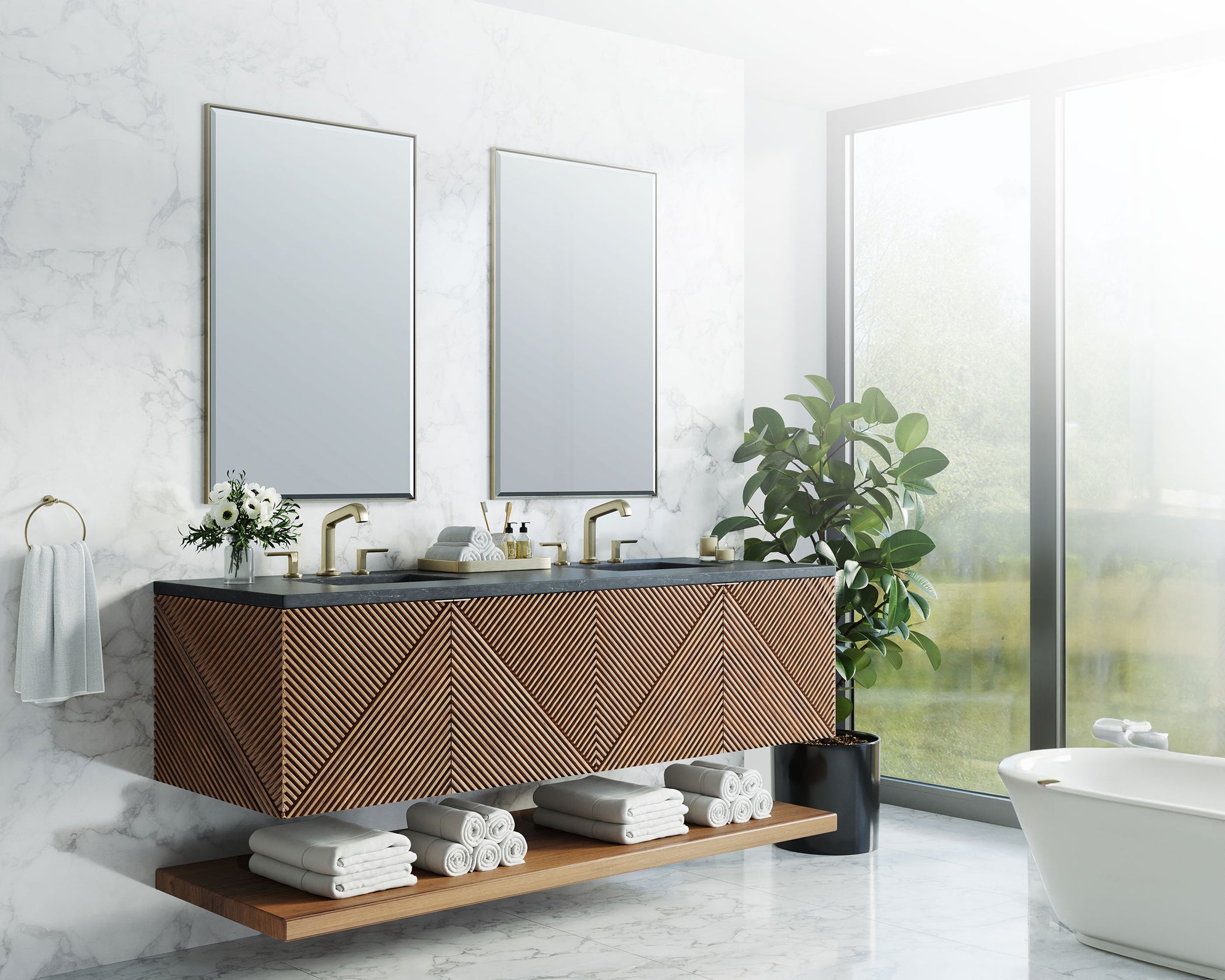Modern Bathroom Vanity & Floating Vanity Designs | O&N – O&N Floating