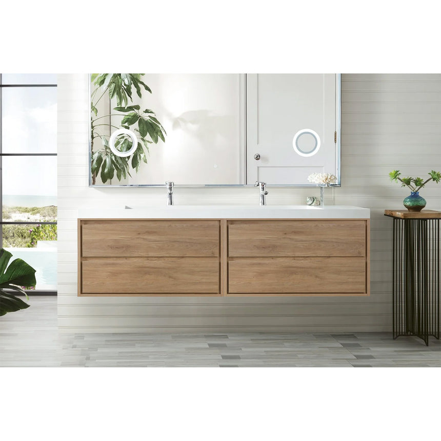 Saggia Floating Vanity (24"-84")