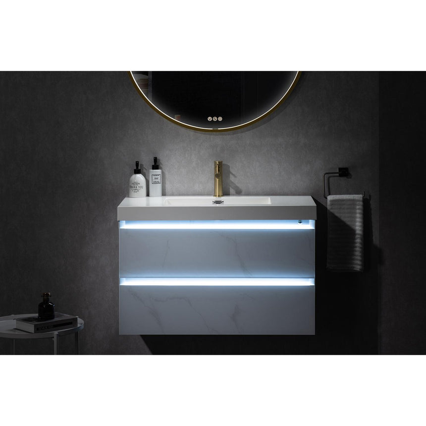 Breton Floating Vanity (24"-84")