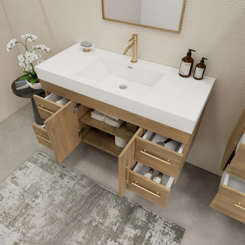 Belgian Floating Vanity (24"-84")