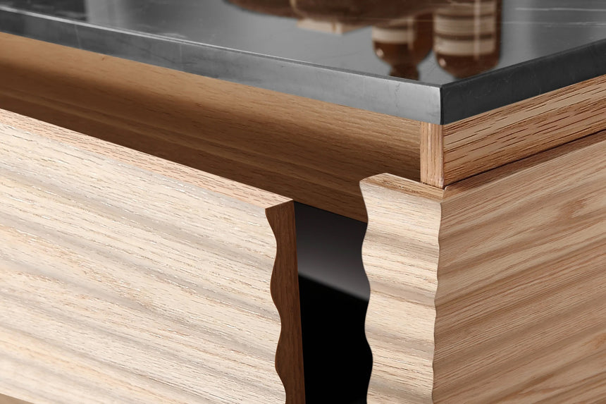 60 inch Orizzon Floating Vanity Chestnut