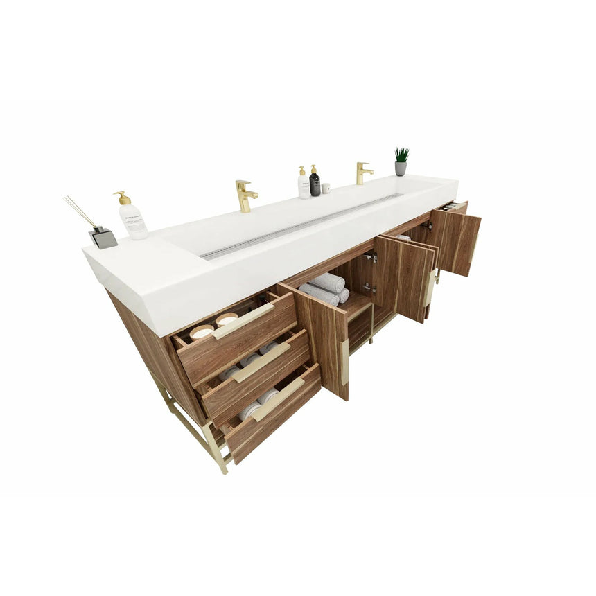 Breton Modern Vanity (24"-84")