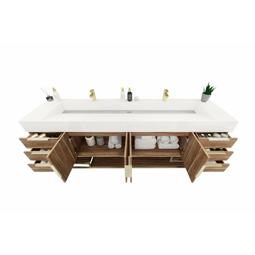 Breton Modern Vanity (24"-84")