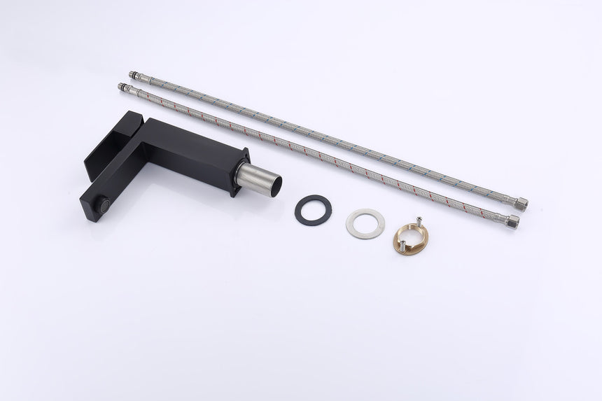 Ratel Angular Modern Single Lever Faucet (Black/Chrome/Brushed Nickel)