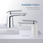 Blossom Single Handle Lavatory Faucet (Chrome/White)