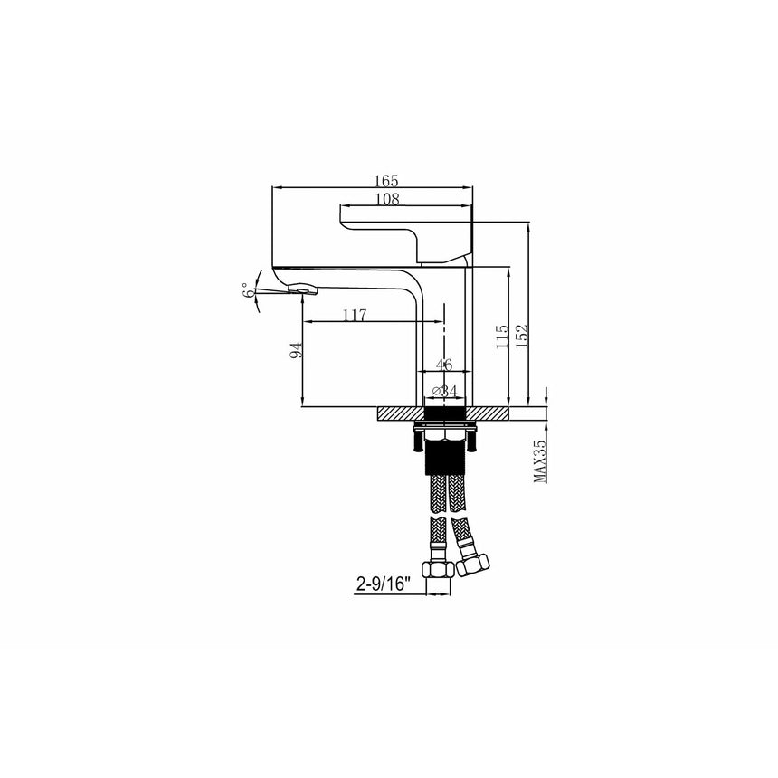 O&N Standard Single Lever Faucet - O&N Floating Vanity