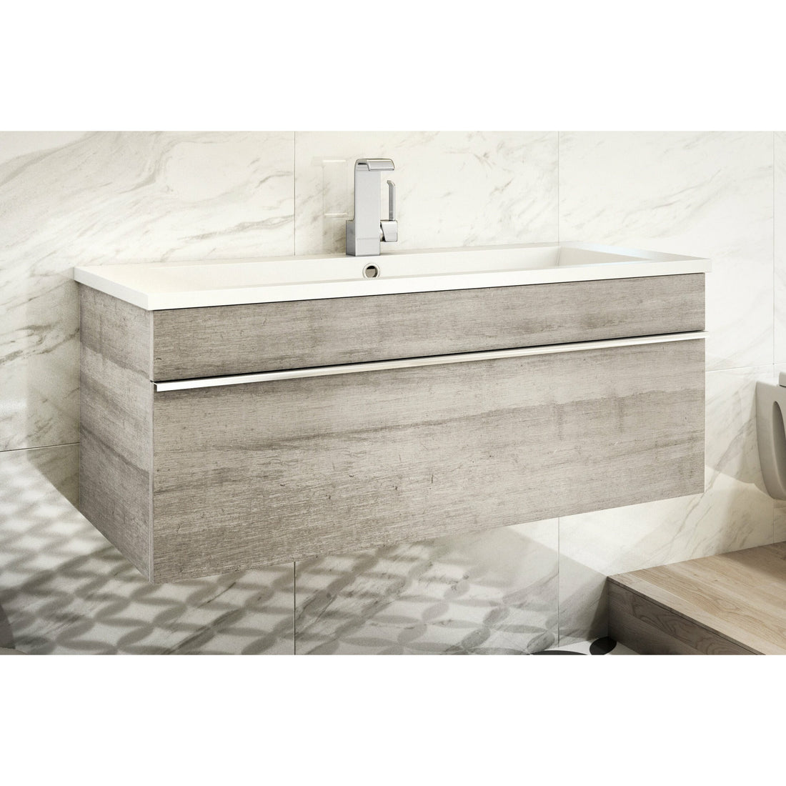 Trough Floating Vanity (18" Depth) O&N Floating Vanity